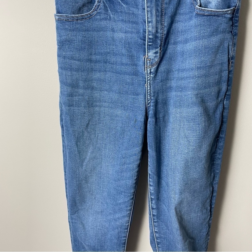 [American Eagle] Women's Curvy High Rise Raw Hem Jegging Denim Jeans - Picture 3 of 10
